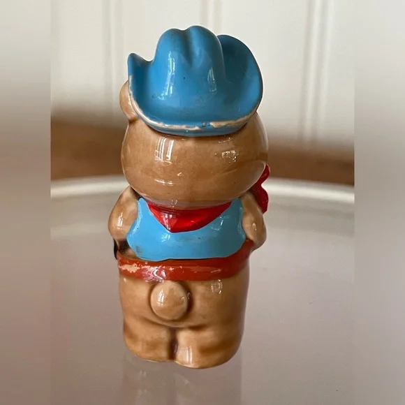 Vintage Kitschy Capilano Ceramic Cowboy Teddy Bear🧸🤠 - Picture 3 of 8